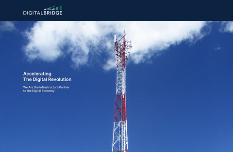 DigitalBridge (NYSE: DBRG) is a leading global digital infrastructure REIT. With a heritage of over 25 years investing in and operating businesses across the digital ecosystem including cell towers, data centers, fiber, small cells, and edge infrastructure.