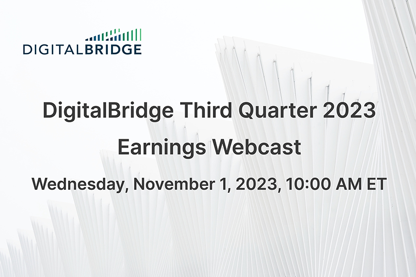 Photo of DigitalBridge Reports Third Quarter 2023 Financial Results
