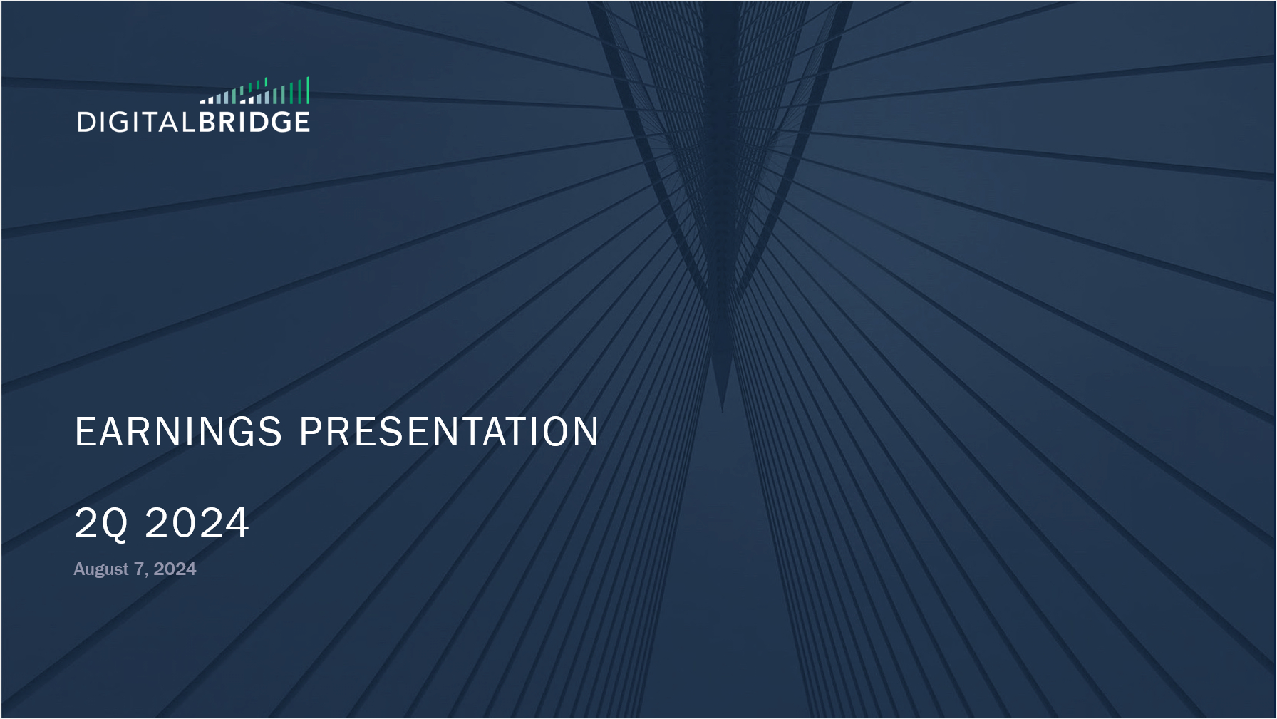 DigitalBridge Reports Second Quarter 2024 Financial Results